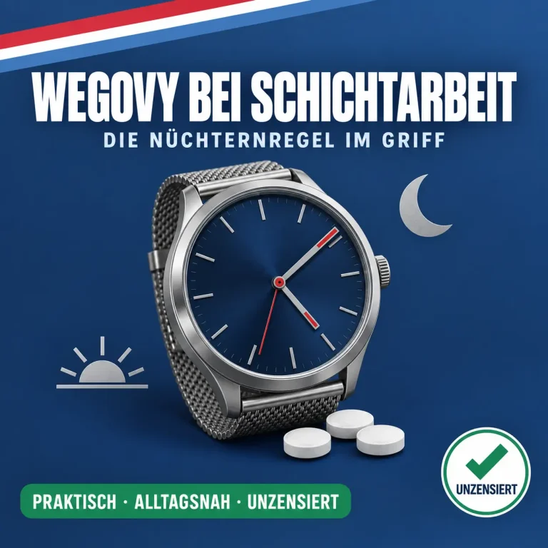 Wegovy Tabletten bei Schichtarbeit